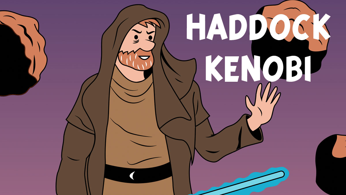 Haddock Kenobi (Tintin vs Star Wars)