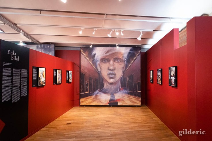 Le regard d'Enki Bilal, expo Bulles de Louvre au Musée de la BD de Bruxelles