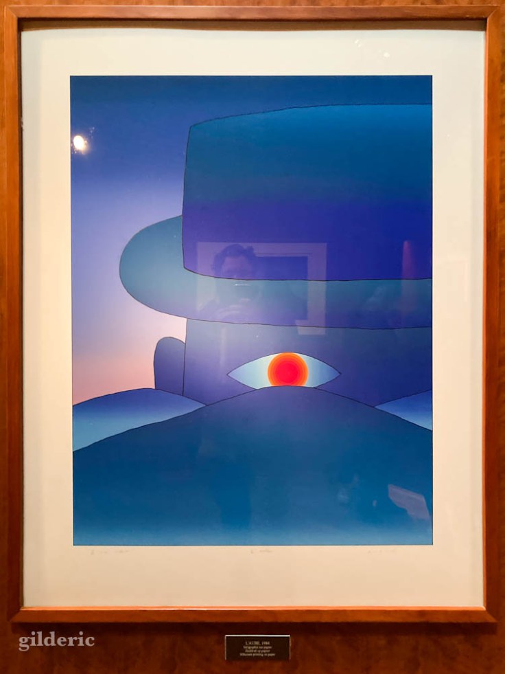 L'Aube - Aquarelle de Folon vue à la Fondation Folon