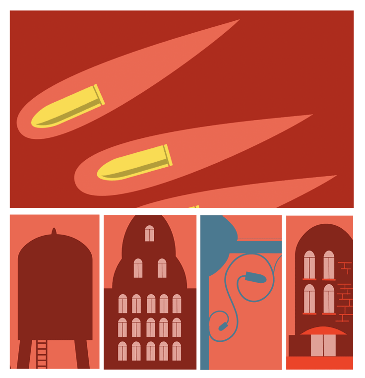 John Wick : détails des balles (bullets) de l'illustration