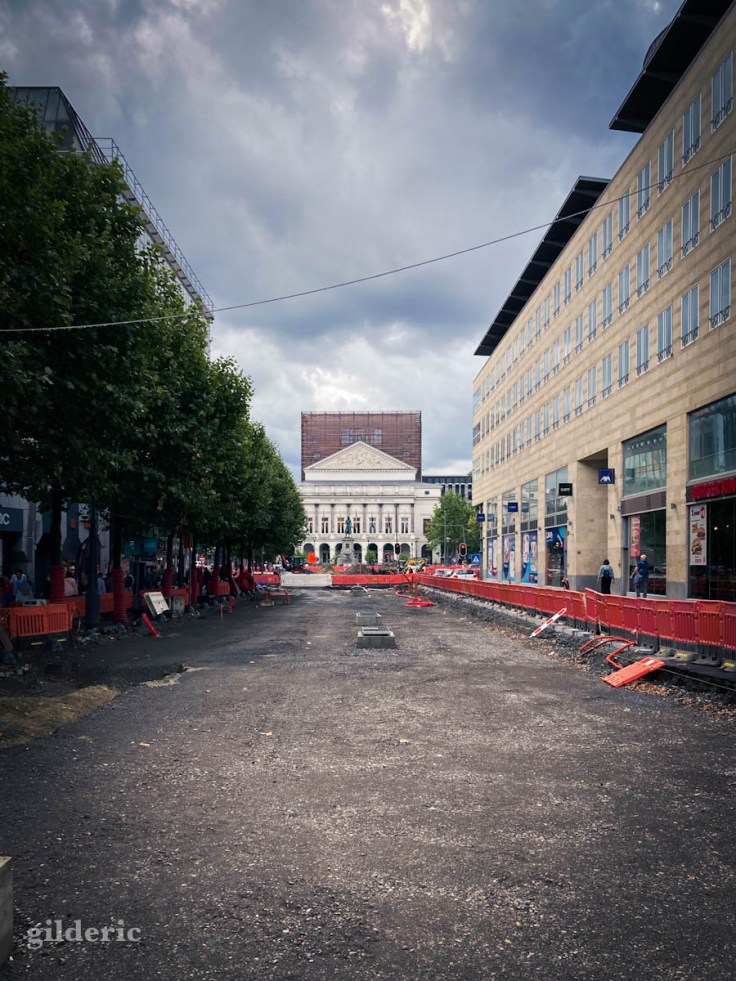 Théâtre Royal de Wallonie et travaux du tram (Liège)