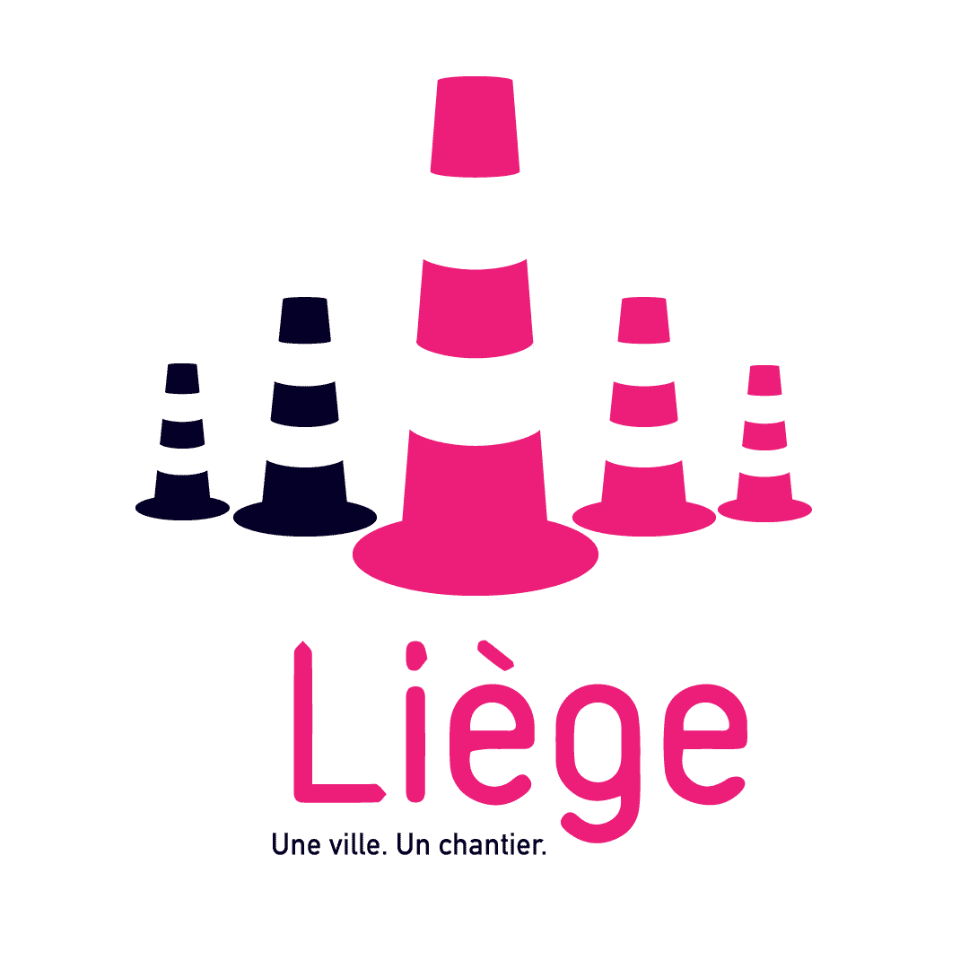 Parodie du logo de la ville de Liège (illustration vectorielle)
