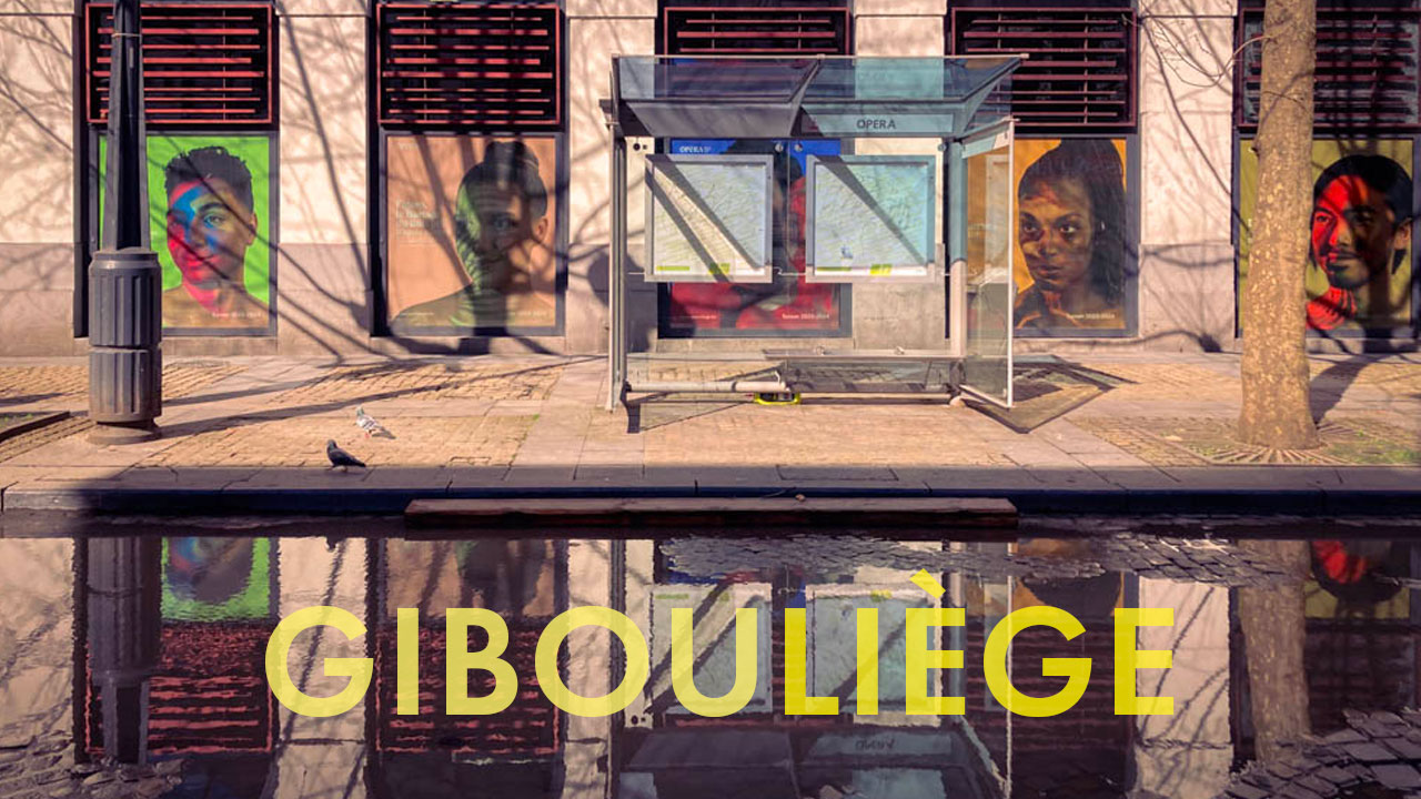 Liège sous les giboulées de mars 2024