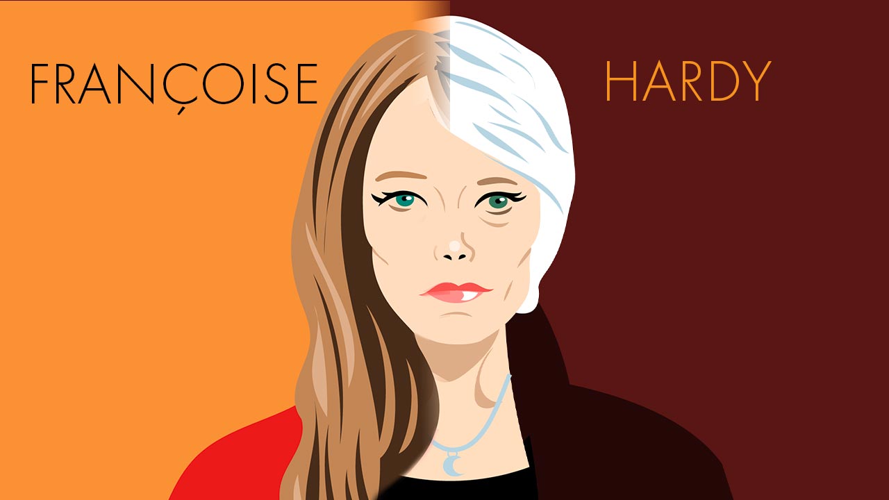 Françoise Hardy : portrait en clair-obscur