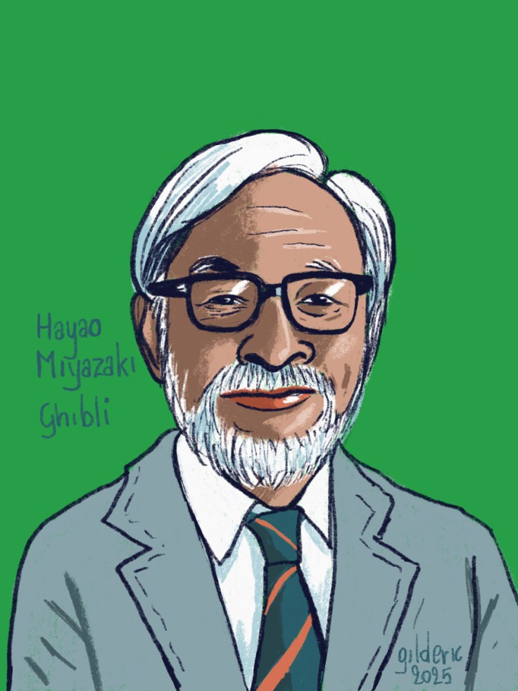 Hayao Miyazaki, dessin par Gilderic