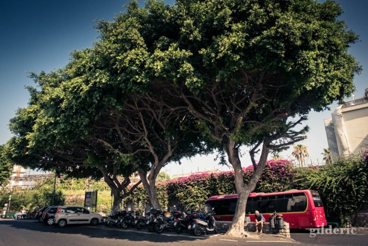 Bus sightseeing vers Almalfi, vu à Sorrente