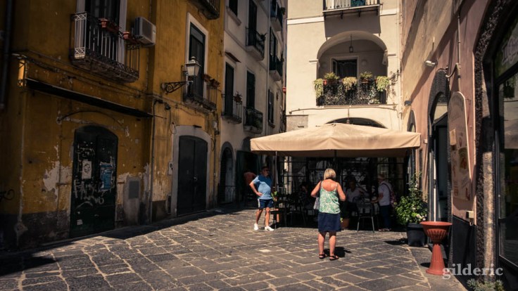 Dans le centre historique de Salerne