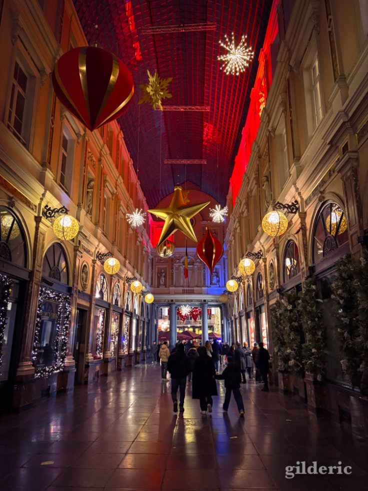Minuit dans la Galerie de la Reine, à Bruxelles