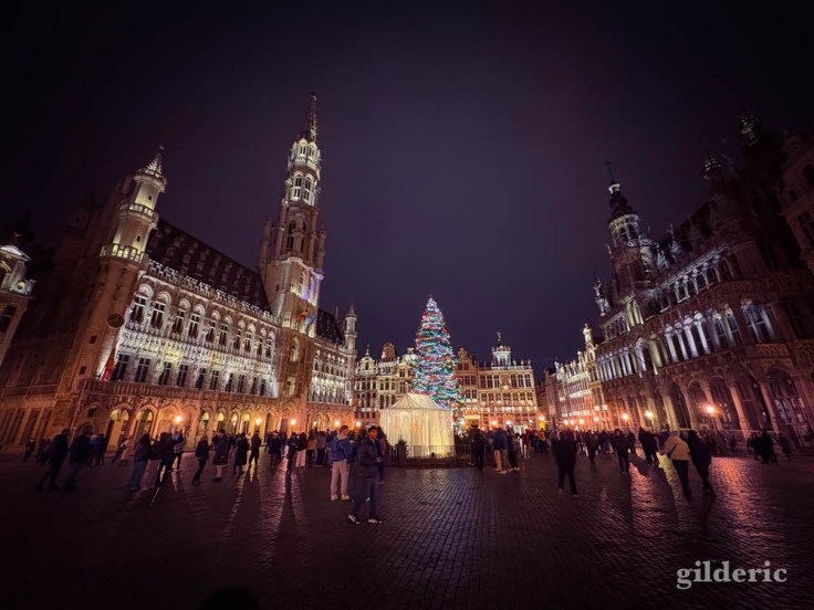 La Grand-Place de Bruxelles, au Nouvel An