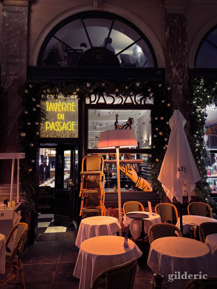 Taverne du Passage, dans la Galerie de la Reine, à Bruxelles